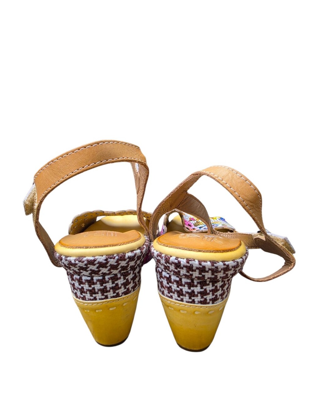 Spring Step L'Artiste Jivvi Floral Leather Sandals Multi Color Size 42 / US 10. - Picture 5 of 8